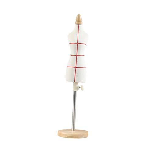 Dickly Puppenkleiderform Form Schneidermacher Model Kreative DIY Crafting Projekt Schneiderform, 26 cm mit runder Basis von Dickly