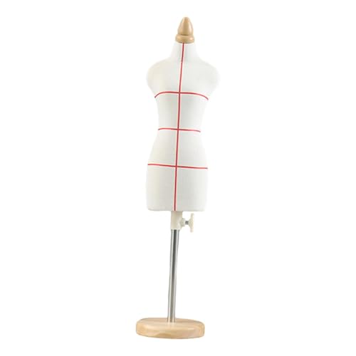 Dickly Puppenkleiderform Form Schneidermacher Model Kreative DIY Crafting Projekt Schneiderform, 33 cm mit runder Basis von Dickly
