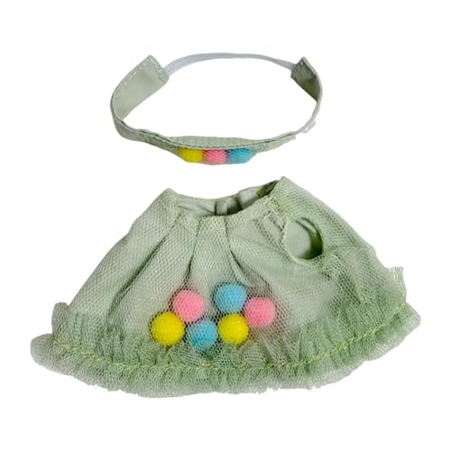 Dickly Puppenkleidungs Outfit Set, Kleidung für 15 cm – 17 cm Große Puppen, Spielzeug, Süßes Kleid, Modischer Ersatz, Foto Requisiten, Zubehör, Keine Puppe, von Dickly