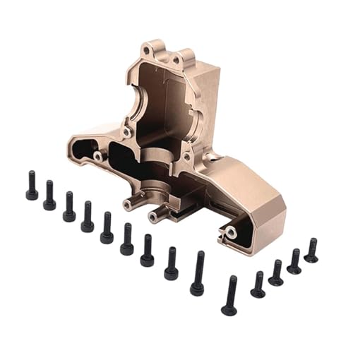 Dickly RC-Auto-Hintere untere Chassisplatte, leichtes, Robustes Upgrade-Ersatzteil, Ersatzteil, DIY-Zubehör, Aluminium für 1/14 14302, Gold von Dickly