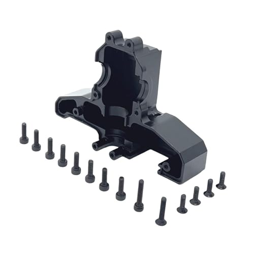 Dickly RC-Auto-Hintere untere Chassisplatte, leichtes, Robustes Upgrade-Ersatzteil, Ersatzteil, DIY-Zubehör, Aluminium für 1/14 14302, Schwarz von Dickly