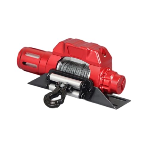 Dickly RC-Autowinde, simuliertes Klettern, Autowinde, vielseitig, universell, kleine RC-Legierungswinde, elektrische Metallwinde für SCX10 von Dickly