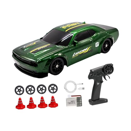 Dickly RC Driftauto Im Maßstab 1:43, Mini Renn Driftauto, Spielzeug Im Maßstab 1:43, GrÜn von Dickly