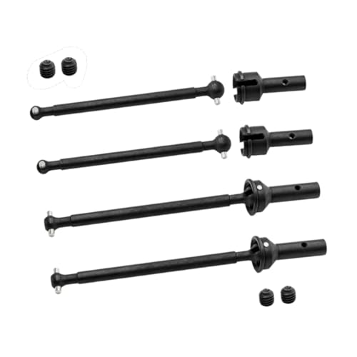 Dickly RC Front Heck CVD -Welle, CVD -Achsen, professionelles stabiles Universalgelenk -Upgrade RC -Autozubehör RC -Autoersatz Teil, Schwarz von Dickly