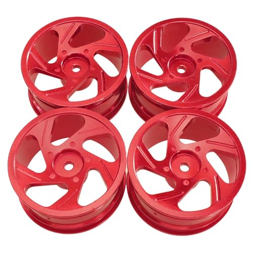 Dickly RC Rad Felgen 52mm Felge 1/12 RC Crawler Auto Teile Aluminium Felgen für, Rot Dickly RC Rad Felgen 52mm Felge 1/12 RC Crawler Auto Teile Aluminium Felgen für, Rot von Dickly