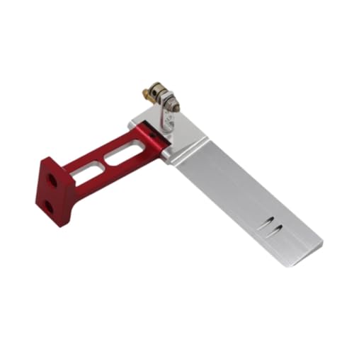 Dickly RC Speedboat -Modifikation Metalllenker Ruder Rudder HIGH FESTIGE PROFESSIONE UDI903 Upgrade Teil RC -Bootswasserstrahl, Saugruder, 95x71mm von Dickly