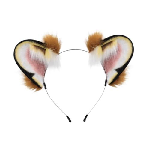 Dickly Tiger Ohren Haar Hoop Party Nette Cosplay Stirnband für Geburtstag Bühne Leistung von Dickly