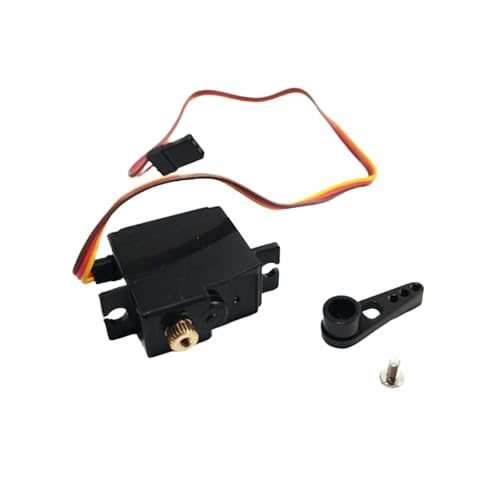 Dickly -Upgrade-Modifikation, Fahrzeugzubehör-Ersatz mit Servoarm für MN99S MN78 MN82 1:12 RC-Auto-Spielzeugauto-Modell, Schwarzer Arm von Dickly