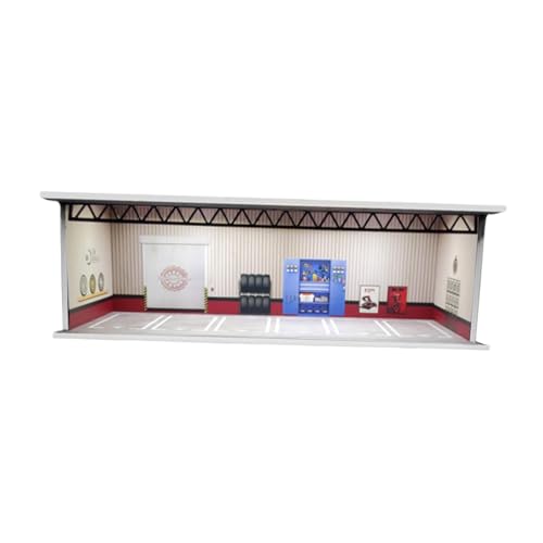 Dickly Vitrine für Modellautos im Maßstab 1/64, Aufbewahrungsbox für Spielzeugautos, Ornament, Sammlergeschenk, Miniatur-Szenenmodell-Vitrine, Style D Dickly Vitrine für Modellautos im Maßstab 1/64, Aufbewahrungsbox für Spielzeugautos, Ornament, Sammlergeschenk, Miniatur-Szenenmodell-Vitrine, Style D von Dickly