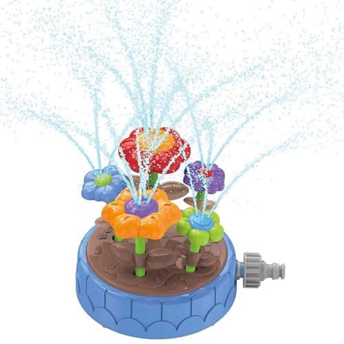 Dickly Water Sprinkler Outdoor Spielzeug für Terrasse Alter 3 4 5 6 7 8 Jahre Alt von Dickly