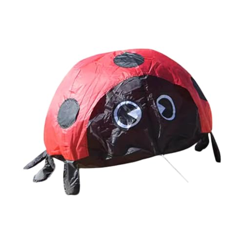 Dickly Wind Aufblasbarer Marienkäfer Dekor Lady Käfer Ornament Ohne Fliegende 60 cm Geschenke, Rot Dickly Wind Aufblasbarer Marienkäfer Dekor Lady Käfer Ornament Ohne Fliegende 60 cm Geschenke, Rot von Dickly