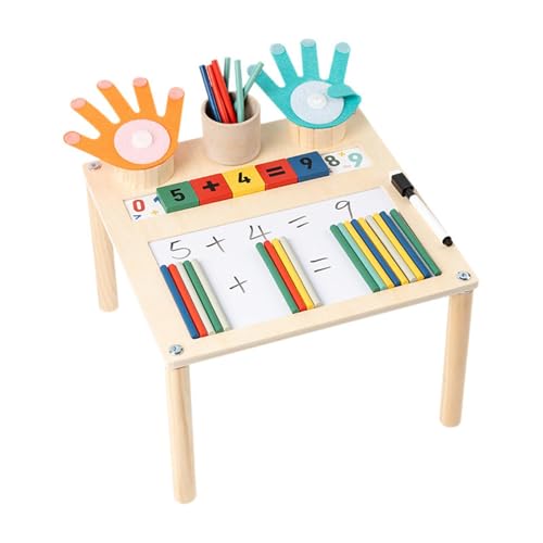 Dickly Zahlenspielzeug für, Mathe-Manipulative, frühes Lernspielzeug aus mit Tisch für Jungen und Mädchen im Vorschul- und Kindergartenbereich Dickly Zahlenspielzeug für, Mathe-Manipulative, frühes Lernspielzeug aus mit Tisch für Jungen und Mädchen im Vorschul- und Kindergartenbereich von Dickly