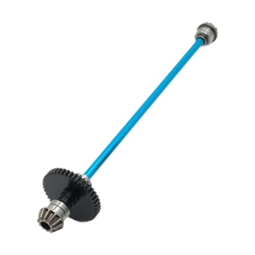 Dickly Zentrale Antriebswelle aus Metall, Upgrade-Ersatzteile, Ersatz, zentrale Antriebswelle für RC-Autos für Wltoy im Maßstab 1/14, Blau von Dickly