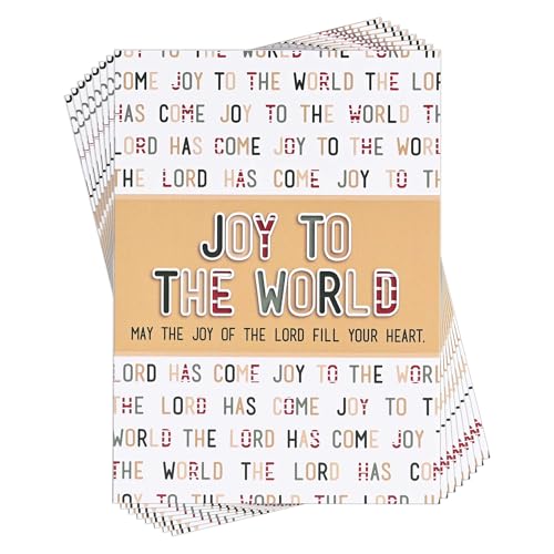 Dicksons Weihnachtskarten mit Umschlägen, 19,1 x 14,9 cm, Papier, Freude an die Welt, 8 Stück von Dicksons