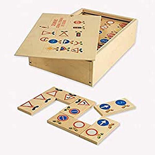 Dida - Das Domino Spiel Verkehrszeichen Ist EIN Kinderspiel Für Kleinkinder, Aber Auch EIN Gesellschaftsspiel Für Die Ganze Familie. Das Holzdomino Ist EIN Familienspiel Für Jung Und Alt von Dida