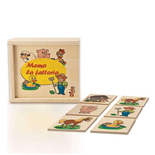 Dida - Das Memo Bauernhof. Das Holzmemory Bauernhof Ist Für Zu Hause, Die Grundschule Und Den Kindergarten. Einfaches Kartenspiel Um Die Geschichte Der Tiere des Bauernhofes Kennenzulernen Dida - Das Memo Bauernhof. Das Holzmemory Bauernhof Ist Für Zu Hause, Die Grundschule Und Den Kindergarten. Einfaches Kartenspiel Um Die Geschichte Der Tiere des Bauernhofes Kennenzulernen von Dida