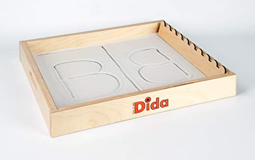 Dida - Ein Sandtablett, In 2 Größen Erhältlich; Zum Lesen, Malen Und Sandschreiben - Ein Didaktisches Spiel, Methode Montessori von Dida