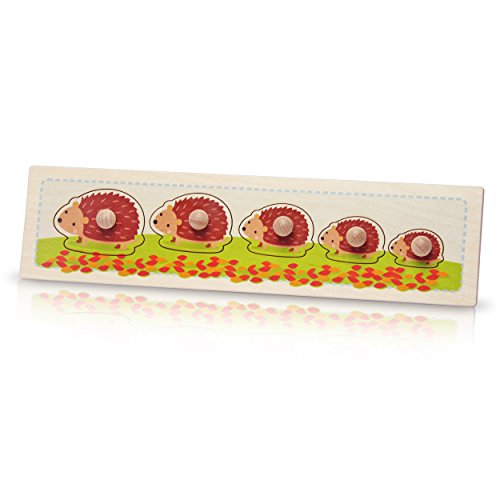 Dida - Igel, Holzpuzzle für Kinder 2 bis 3 Jahre, Bildungsspiele, Erste Montessori-Steckspiele, Geschenk für Feinmotorik-Lernspielzeug Dida - Igel, Holzpuzzle für Kinder 2 bis 3 Jahre, Bildungsspiele, Erste Montessori-Steckspiele, Geschenk für Feinmotorik-Lernspielzeug von Dida