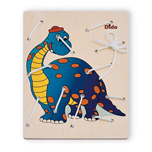 Dida - Schnürspiel Dinosaurier - Das Fädelspiel Mit Schnürsenkel Zur Förderung Der Feinmotorik Der Kinder - Aktivitäten Montessori Für Kindergärten Und Vorschulen Dida - Schnürspiel Dinosaurier - Das Fädelspiel Mit Schnürsenkel Zur Förderung Der Feinmotorik Der Kinder - Aktivitäten Montessori Für Kindergärten Und Vorschulen von Dida