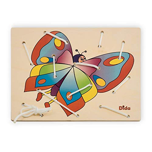 Dida - Schnürspiel Schmetterling - Das Fädelspiel Mit Schnürsenkel Zur Förderung Der Feinmotorik Der Kinder - Aktivitäten Montessori Für Kindergärten Und Vorschulen Dida - Schnürspiel Schmetterling - Das Fädelspiel Mit Schnürsenkel Zur Förderung Der Feinmotorik Der Kinder - Aktivitäten Montessori Für Kindergärten Und Vorschulen von Dida
