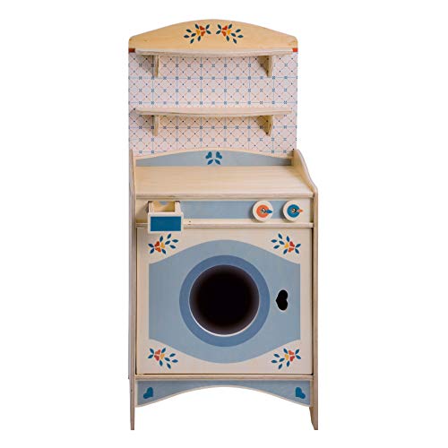 Dida - Spielküche, Waschmaschine, Teil Der 9 Teiligen Kompletten Kombi-Küche Aus Holz Für Kinder, Auch Einzeln Verkäuflich. Ideal Für Kindergärten Und Vorschulen von Dida