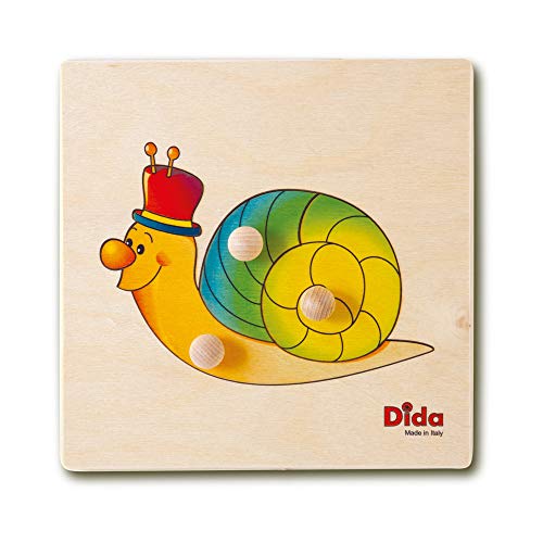 Dida - Steckpuzzle Schnecke Erstes Greifpuzzle Für Kleinkinder Mit Bequemen Holzknöpfen. Ideal Für Die Kinderkrippe Und Den Kindergarten Dida - Steckpuzzle Schnecke Erstes Greifpuzzle Für Kleinkinder Mit Bequemen Holzknöpfen. Ideal Für Die Kinderkrippe Und Den Kindergarten von Dida
