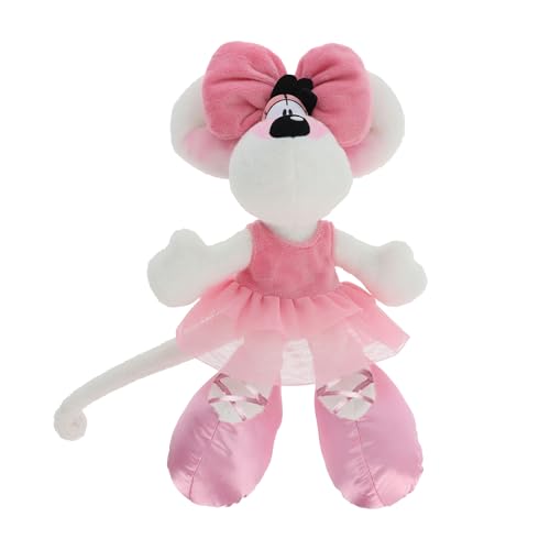 Diddl Plüschtier Diddlina im Ballerina-Kleid, 30 cm, Plüschmaus, 90er Jahre, rosa Tutu und Hausschuhe – 100% recycelt, umweltfreundlich – Geschenk für Kinder & Fan Vintage – weiches und niedliches von Diddl