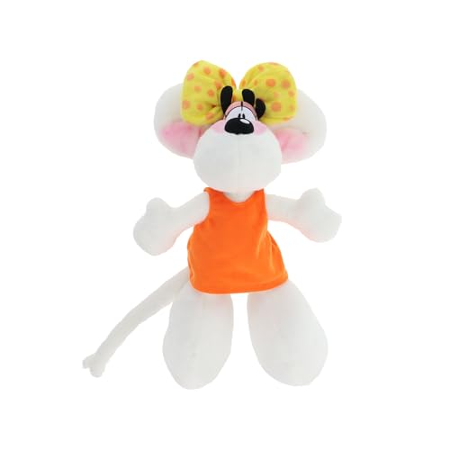 Diddl - Plüschtier Diddlina im orangefarbenen Kleid, 20 cm – Plüschmaus 90er Jahren – niedliches Format – 100% recycelt, umweltfreundlich – Geschenkidee für Kinder & Fan Vintage – Kuscheltier, leicht Diddl - Plüschtier Diddlina im orangefarbenen Kleid, 20 cm – Plüschmaus 90er Jahren – niedliches Format – 100% recycelt, umweltfreundlich – Geschenkidee für Kinder & Fan Vintage – Kuscheltier, leicht von Diddl