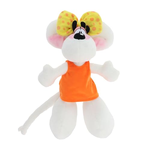 Diddl - Plüschtier Diddlina im orangefarbenen Kleid, 30 cm – Plüschmaus 90er Jahren – süßes Vintage-Plüschtier – 100% recycelt und umweltfreundlich – weiches Spielzeug, Geschenkidee für Kinder & Fans Diddl - Plüschtier Diddlina im orangefarbenen Kleid, 30 cm – Plüschmaus 90er Jahren – süßes Vintage-Plüschtier – 100% recycelt und umweltfreundlich – weiches Spielzeug, Geschenkidee für Kinder & Fans von Diddl