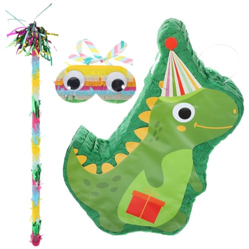 Didiseaon 1 Satz Dinosaurier-Pinata süßigkeiten Badezimmerdekorationen t re x Pinata Tier gefülltes Pinata-Dekor Pinata-Spielzeug Karikatur Spiel Requisiten Geburtstagsparty liefert Piñata von Didiseaon
