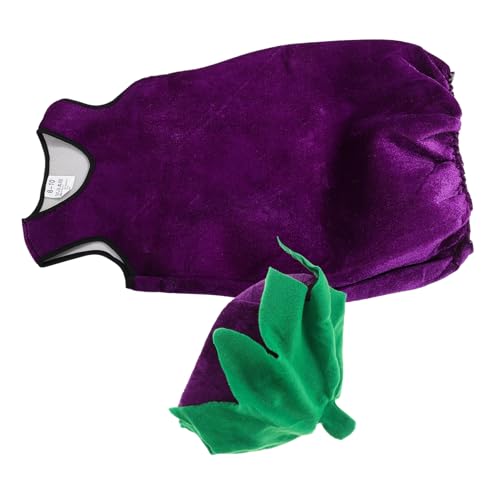 Didiseaon 1 Satz Eierpflanzen Cosplay Kostüm für Lustiges Bequemes Gemüse Outfit für Kostümpartys Rollenspiele Thematische Aufführungen Didiseaon 1 Satz Eierpflanzen Cosplay Kostüm für Lustiges Bequemes Gemüse Outfit für Kostümpartys Rollenspiele Thematische Aufführungen von Didiseaon