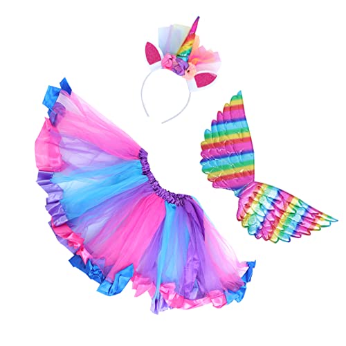 Didiseaon 1 Satz Kinderparty Kostüm mit Flügeln Tüllrock Haarreif für Karneval Cosplay Fotoshootings Didiseaon 1 Satz Kinderparty Kostüm mit Flügeln Tüllrock Haarreif für Karneval Cosplay Fotoshootings von Didiseaon
