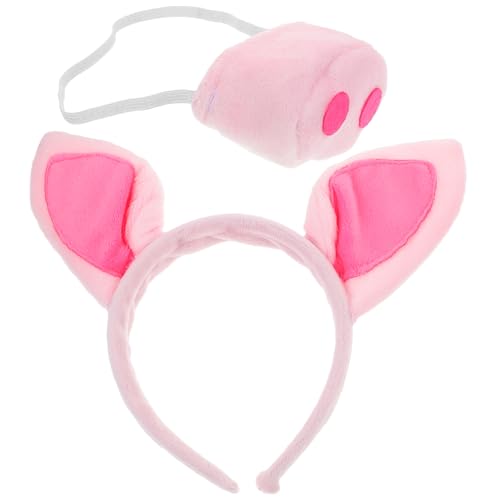 Didiseaon 1 Satz Schweine Kostüm mit Kopfband Nase Tierische Verkleidung für Cosplay Partys Geburtstage Bühnenaufführungen Teiliges Zubehör für Unvergessliche Didiseaon 1 Satz Schweine Kostüm mit Kopfband Nase Tierische Verkleidung für Cosplay Partys Geburtstage Bühnenaufführungen Teiliges Zubehör für Unvergessliche von Didiseaon