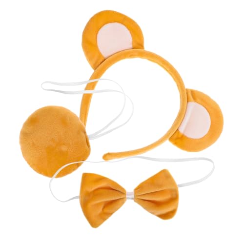 Didiseaon 1 Satz Tierisches Bärenohren Haarband Weiches Wiederverwendbares Kostümzubehör für Halloween Cosplay Foto Requisiten Leicht und Bequem für Langes Didiseaon 1 Satz Tierisches Bärenohren Haarband Weiches Wiederverwendbares Kostümzubehör für Halloween Cosplay Foto Requisiten Leicht und Bequem für Langes von Didiseaon