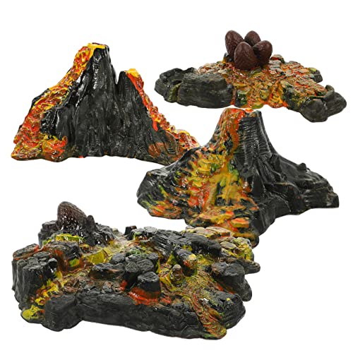 Didiseaon 1 Satz Vulkan-Modell Vulkan-Kit für klein groß Vulkan für Aquarium Dekoration simuliertes Vulkanmodell Landschaftsmodellbausatz weiches Gummi Didiseaon 1 Satz Vulkan-Modell Vulkan-Kit für klein groß Vulkan für Aquarium Dekoration simuliertes Vulkanmodell Landschaftsmodellbausatz weiches Gummi von Didiseaon