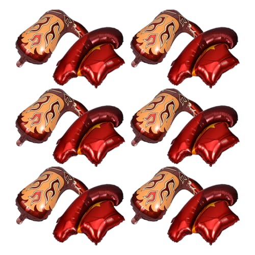 Didiseaon 1 Set Cowboy-luftballons: Western-party-cowboyhut Mit Stiefel-folienballons – Cowgirl-geburtstagsdekorationen, Western-motto-partyzubehör Für Veranstaltungen von Didiseaon