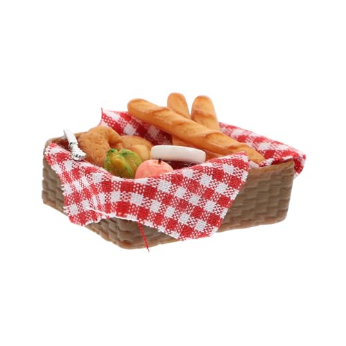 Didiseaon 1 Set Mini Brotkorb Rollenspiel Essen Miniatur Brotkörbe Dekoration Für Zuhause Winzige Geflochtene Körbe Wohnaccessoires Dekorationen Ornament Mini Essen Harz Bunt von Didiseaon