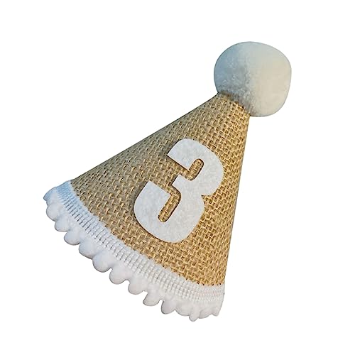 Didiseaon 1 Stück Geburtstagsparty-hut Quaste Feier Klein Für Hut Zum 3. Geburtstag Funky Stoff Erste Bunt Anzahl Der Hüte Entzückender Geburtstagshut Kopfbedeckung Leinen- Khaki Didiseaon 1 Stück Geburtstagsparty-hut Quaste Feier Klein Für Hut Zum 3. Geburtstag Funky Stoff Erste Bunt Anzahl Der Hüte Entzückender Geburtstagshut Kopfbedeckung Leinen- Khaki von Didiseaon