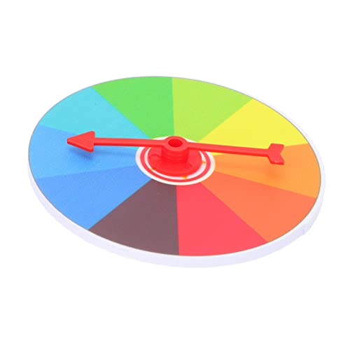 Didiseaon 1 Stück Glücklicher Lotterieautomat groß Party Karnevalsspiel Spielstütze zeichnen hängend für Tischplatte klein Mini Rad Game Prize Wheel Plastik Colorful von Didiseaon