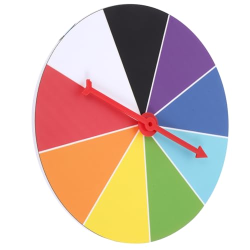 Didiseaon 1 Stück Lotteriemaschine Draw Gewinnspielrad trocken löschen kauspielzeug drehteller Preisrad zum Aufhängen an der Wand tragbarer Plattenspieler PVC Colorful Didiseaon 1 Stück Lotteriemaschine Draw Gewinnspielrad trocken löschen kauspielzeug drehteller Preisrad zum Aufhängen an der Wand tragbarer Plattenspieler PVC Colorful von Didiseaon