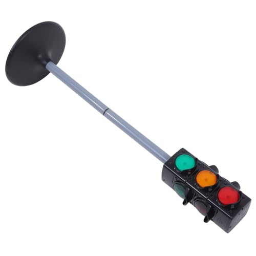 Didiseaon 1 Stück Simulierte Ampel ampelschirm spielzeugampel Pädagogisches Sicherheitsspielzeug Kinderspielzeug Ampel-Modellspielzeug Bildungsspielzeug Plastik Black von Didiseaon