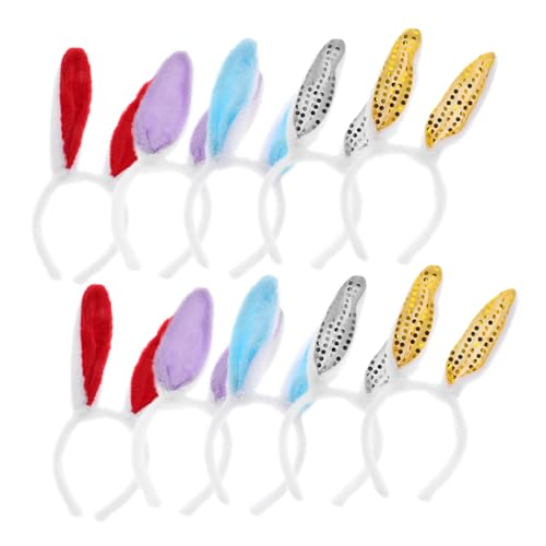 Didiseaon 10 Stück Hasenohr Stirnband Plüsch Hasenohren Stirnband Kaninchenohren klein Hasenstirnband Fest haarschmuck haar zubehör Hasenohr-Haarreifen Haarband Pailletten Didiseaon 10 Stück Hasenohr Stirnband Plüsch Hasenohren Stirnband Kaninchenohren klein Hasenstirnband Fest haarschmuck haar zubehör Hasenohr-Haarreifen Haarband Pailletten von Didiseaon