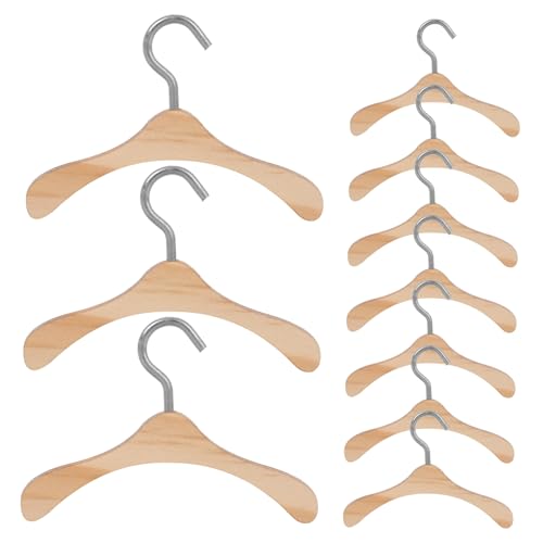 Didiseaon 10 Stück Mini Puppenkleiderbügel Robuste und Praktische Mini Hänger für Puppenbekleidung und Puppenhauszubehör für Sammler und Puppenliebhaber Didiseaon 10 Stück Mini Puppenkleiderbügel Robuste und Praktische Mini Hänger für Puppenbekleidung und Puppenhauszubehör für Sammler und Puppenliebhaber von Didiseaon