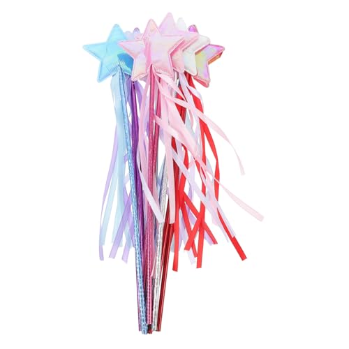 Didiseaon 10 Stück Teiliges Five-Pointed Star Zauberstab für Mädchen Kreatives mit Feinem Griff Sicher und Hautfreundlich für Halloween Kostümparty Bühne und Rollenspiele von Didiseaon