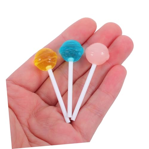 Didiseaon 10 Stück Teiliges Mini Lutscher Bunte Puppenhaus Zubehör Lebensechte Bonbon Modelle für Puppenhaus Dekoration DIY Miniatur Lebensmittel Spielszene Didiseaon 10 Stück Teiliges Mini Lutscher Bunte Puppenhaus Zubehör Lebensechte Bonbon Modelle für Puppenhaus Dekoration DIY Miniatur Lebensmittel Spielszene von Didiseaon
