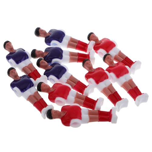 Didiseaon 10 Stück Teiliges Mini tischfußballspieler Ersatzset Robuste Tischfußball Figuren Leichte und Kompakte Foosball Player Dolls für Zuhause Büro von Didiseaon