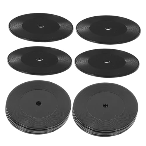 Didiseaon 12 Stück Teiliges Miniatur Schallplatten für Puppenhaus Verschleißfeste Schwarze Mini Platten Dekorative Mini Haus Deko Glatte Oberfläche für Miniaturlandschaften und Mikro Didiseaon 12 Stück Teiliges Miniatur Schallplatten für Puppenhaus Verschleißfeste Schwarze Mini Platten Dekorative Mini Haus Deko Glatte Oberfläche für Miniaturlandschaften und Mikro von Didiseaon
