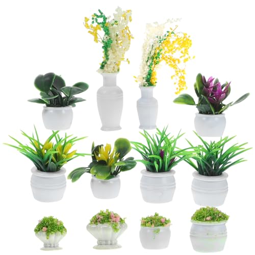 Didiseaon 13 Stück Miniatur-Topfpflanzen Für Puppenhäuser Mini-Pflanzen-Bonsai-Modelle Künstliche Gründekorationen Für Heimdekoration DIY-Kunsthandwerk Didiseaon 13 Stück Miniatur-Topfpflanzen Für Puppenhäuser Mini-Pflanzen-Bonsai-Modelle Künstliche Gründekorationen Für Heimdekoration DIY-Kunsthandwerk von Didiseaon