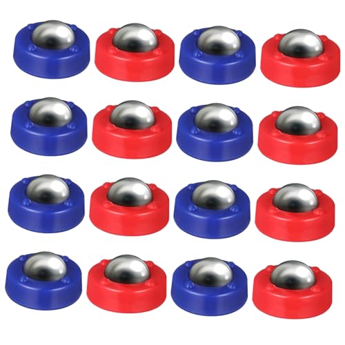 Didiseaon 16 Stück Garnelenbrett Tisch -lockenspiel Mini -Tabletop -fußballspiel Minikugelrolle Curling Tabletop -Spiel Mini Fußballspiel Desktop Eishockey Rollende Perlen Party Voll Plastik von Didiseaon