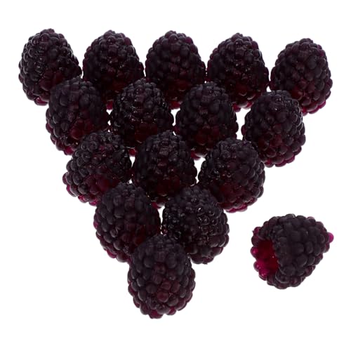 Didiseaon 16 Stück Teiliges Künstliche Himbeeren Realistische Deko Früchte aus Lebensechte Nachbildung für Foto Requisiten Küchen und Tischdekoration Detailreiche Bastel und Eventgestaltung von Didiseaon